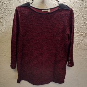 Croft & Barrow | Med. Knit 3/4 sleeve top